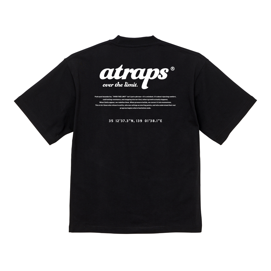 AT MN TEE 01 ブラック 背面