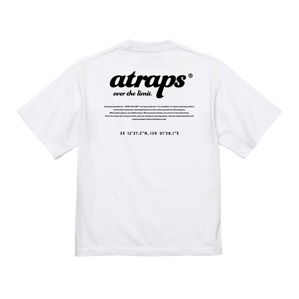 AT MN TEE 01 ホワイト 背面