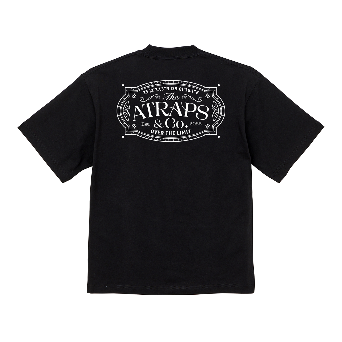 AT MN TEE 02 ブラック 背面