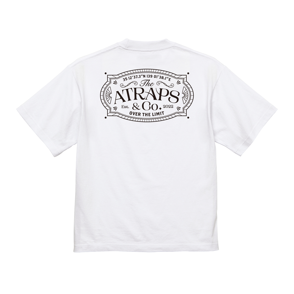AT MN TEE 02 ホワイト 背面