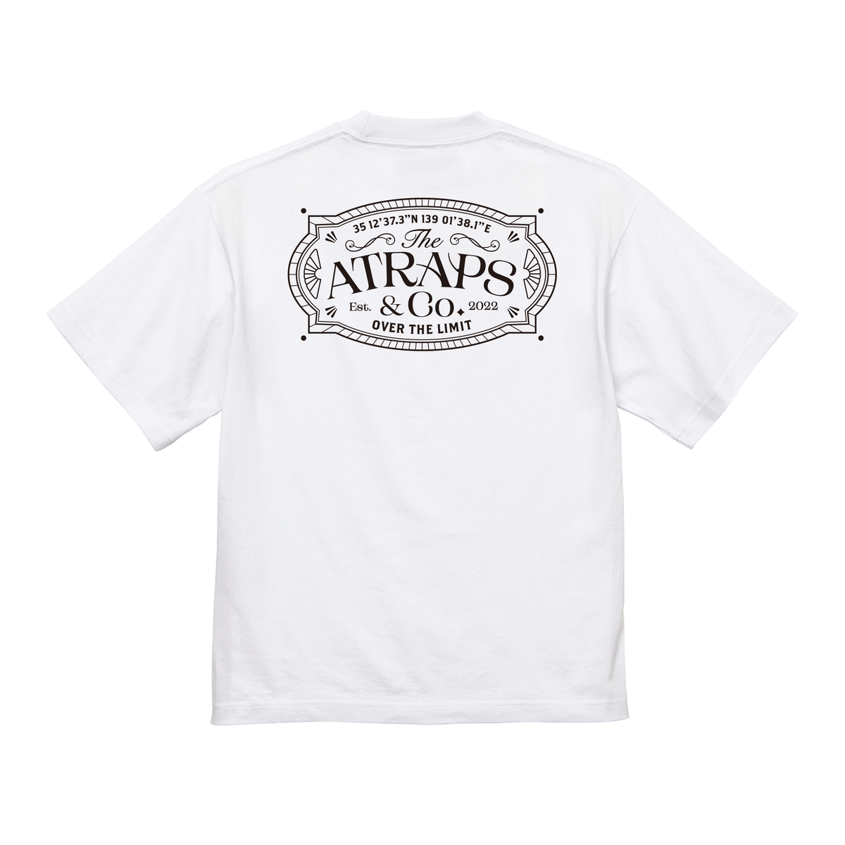 AT MN TEE 02 ホワイト 背面