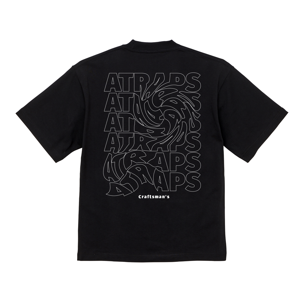 AT MN TEE 06 ブラック 背面
