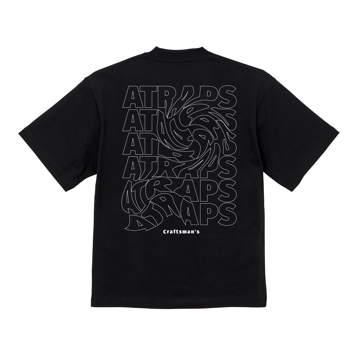 AT MN TEE 06 ブラック 背面