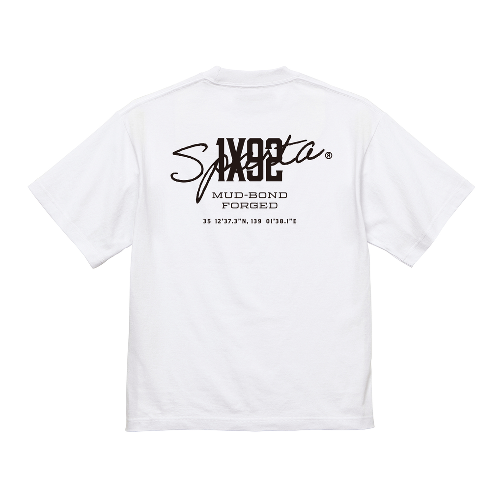 AT MN TEE 07 ホワイト 背面