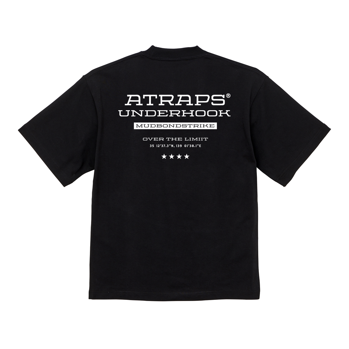 AT MN TEE 08 ブラック 背面