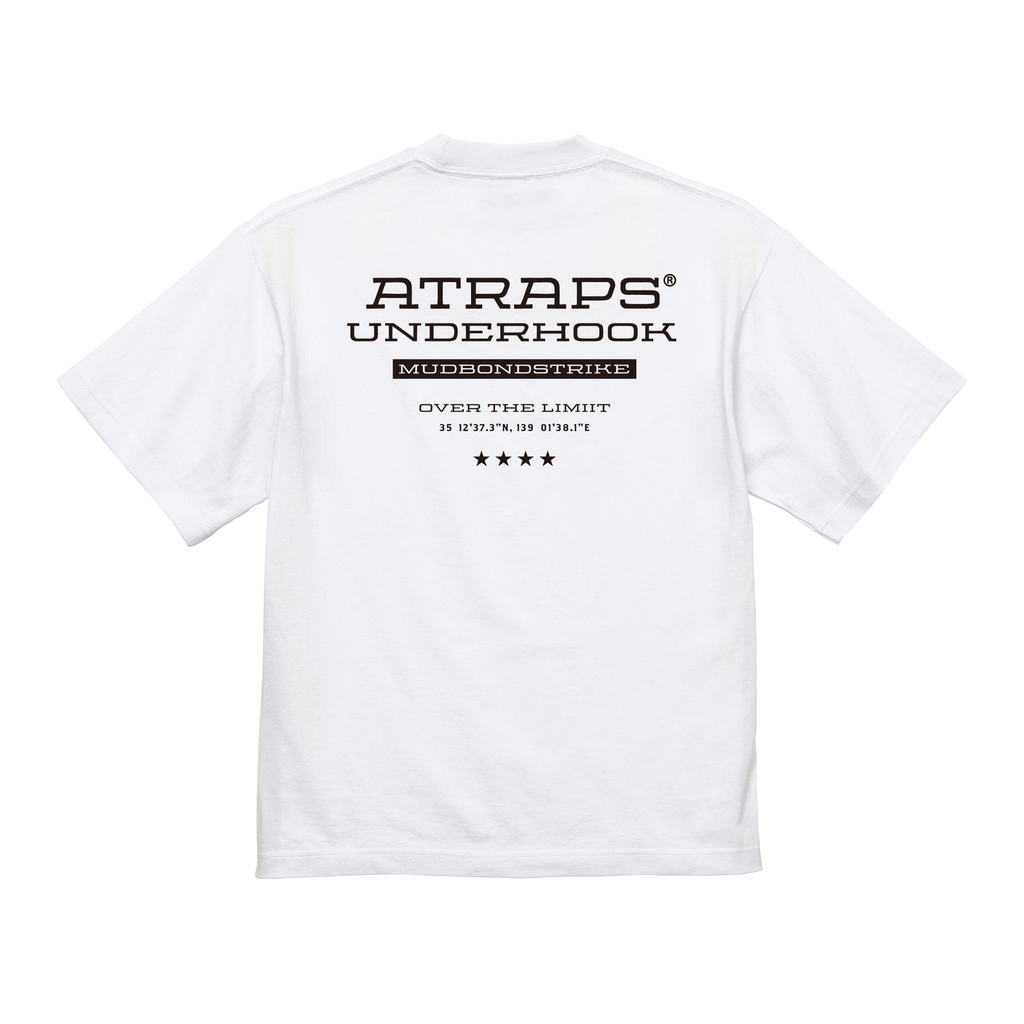 AT MN TEE 08 ホワイト 背面